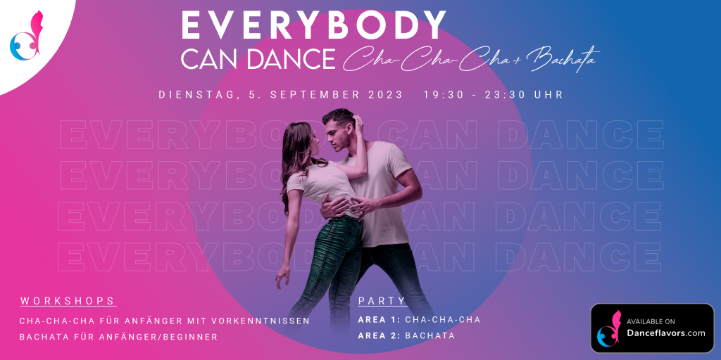 Everybody can dance Cha Cha Cha Bachata September Party